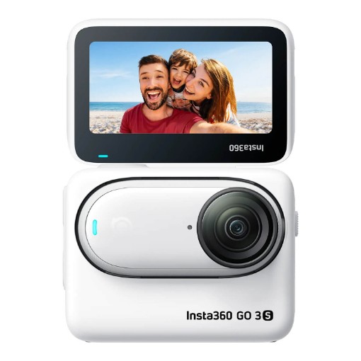 תמונה של מצלמת אקסטרים Insta360 GO 3S 64GB בצבע לבן