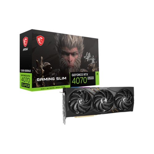 MSI GeForce RTX 4070 SUPER 12G GAMING SLIM WUKONG EDITION graphics card
