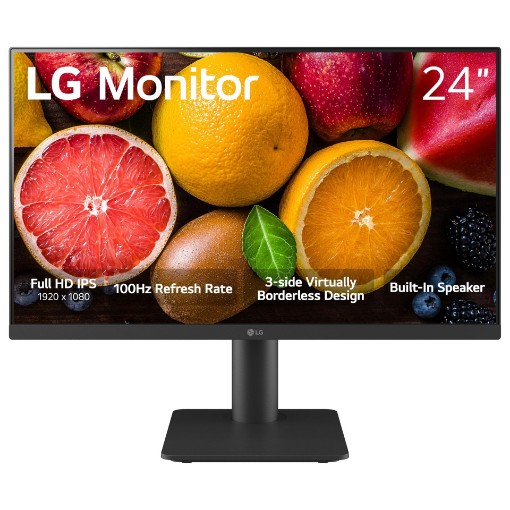 Изображение Монитор LG 24MS550-B размером 23.8" Full HD IPS 100Hz.