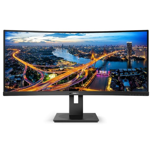 Изображение Изогнутый монитор Philips 34" UltraWide VA WQHD 100Hz 4ms 1500R 345B1C-00.