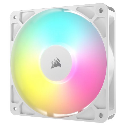 תמונה של מאוורר Corsair RS120 ARGB PWM 120mm בצבע לבן