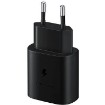 Изображение Быстрое зарядное устройство Samsung Super Fast Travel Charger 25W черного цвета.