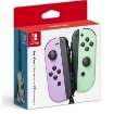 Изображение Контроллеры Nintendo Switch Joy-Con пастельного цвета фиолетовый/зеленый.