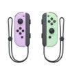 Изображение Контроллеры Nintendo Switch Joy-Con пастельного цвета фиолетовый/зеленый.