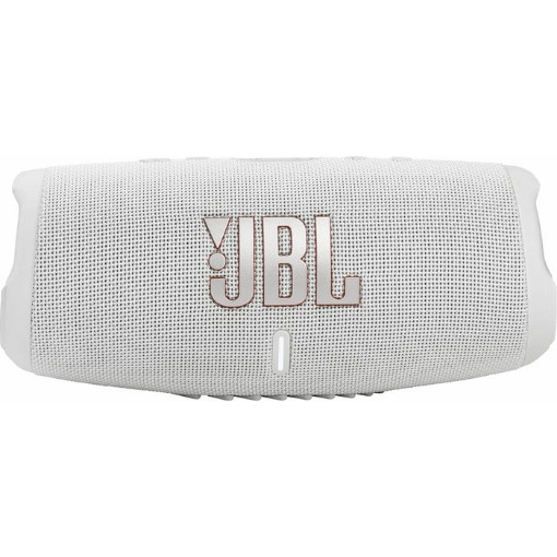 Изображение Портативный динамик JBL Charge 5 белого цвета.