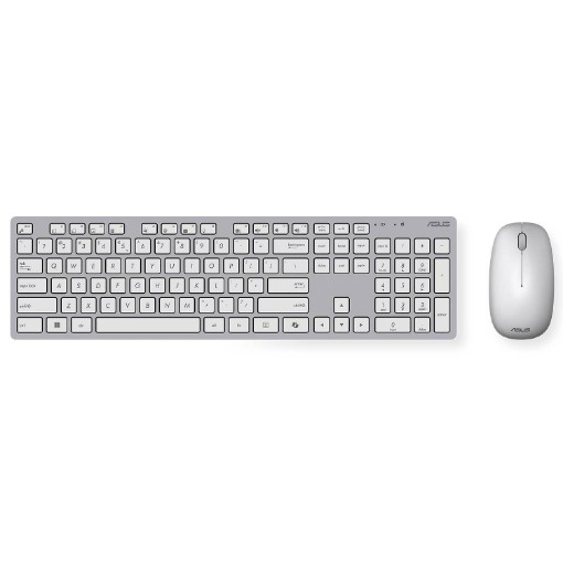 Изображение Беспроводной комплект клавиатуры и мыши Asus W5000 White.