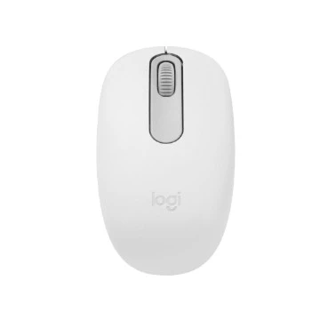 תמונה של עכבר אלחוטי Logitech M196 Bluetooth בצבע לבן