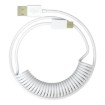 Изображение Кабель 1StPlayer USB-A to USB-C весенний светло-серый длиной 2,5 метра.