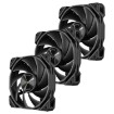 Изображение Набор вентиляторов для корпуса Antec Nova 120 120mm PWM Black 3x Fans.