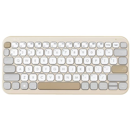 Изображение Беспроводная клавиатура Asus Marshmallow KW100 Oat Milk.