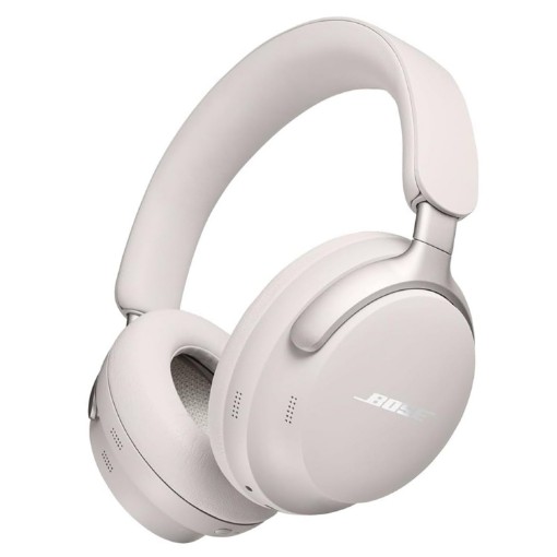 Изображение Беспроводные накладные наушники Bose QuietComfort Ultra белого цвета.