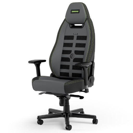Изображение Кресло для руководителей Noblechairs LEGEND Shure Edition черного/серого цвета.