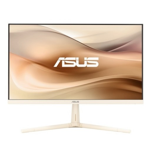 Изображение Игровой монитор Asus VU279CFE-M размером 27" цвета Oat Milk.