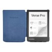 Изображение Чехол PocketBook Verse/Verse Pro белого цвета с голубыми цветами.