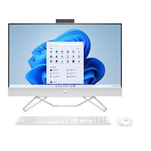 Изображение Компьютер All In One HP 27-cr1011nj A13XZEA белого цвета.