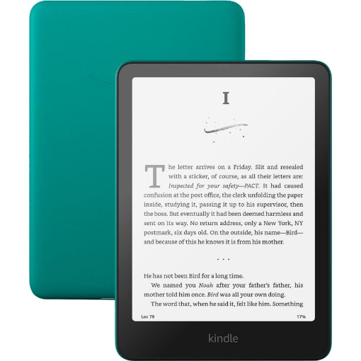 Изображение Электронная книга Amazon Kindle Paperwhite 16GB зеленого цвета (с рекламой).