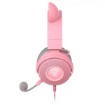 Изображение Беспроводные игровые наушники Razer Kraken Kitty V2 Pro розового цвета.