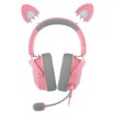 Изображение Беспроводные игровые наушники Razer Kraken Kitty V2 Pro розового цвета.