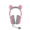 Изображение Беспроводные игровые наушники Razer Kraken Kitty V2 Pro розового цвета.