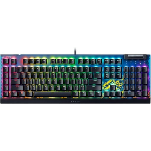 תמונה של מקלדת גיימינג Razer BlackWidow V4 X Fortnite Edition