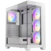 Picture of Antec CX300 ARGB computer case in white color.