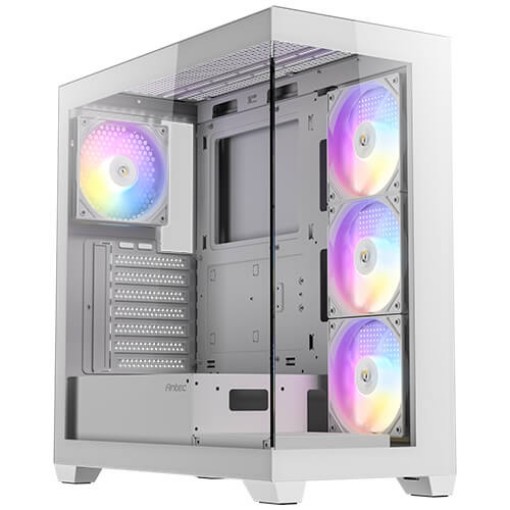 Picture of Antec CX300 ARGB computer case in white color.