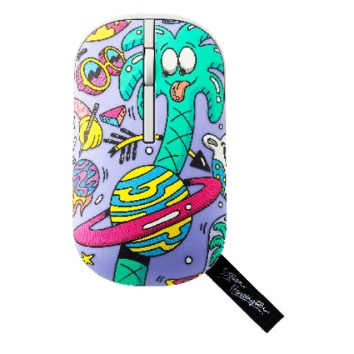 תמונה של עכבר אלחוטי ASUS Marshmallow Mouse MD100 Steven Harrington Edition
