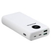 Picture of ADATA AP20000QCD 20,000mAh backup battery in white color.