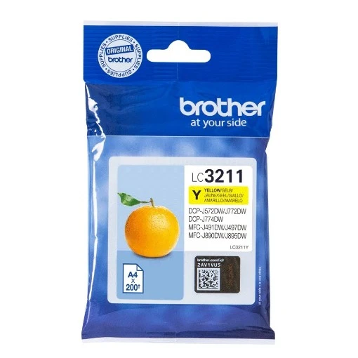 Изображение Brother Жёлтый LC-3211Y J5720.