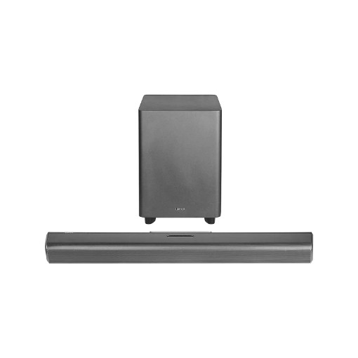 Picture of Edifier B700 soundbar system, iron gray color.