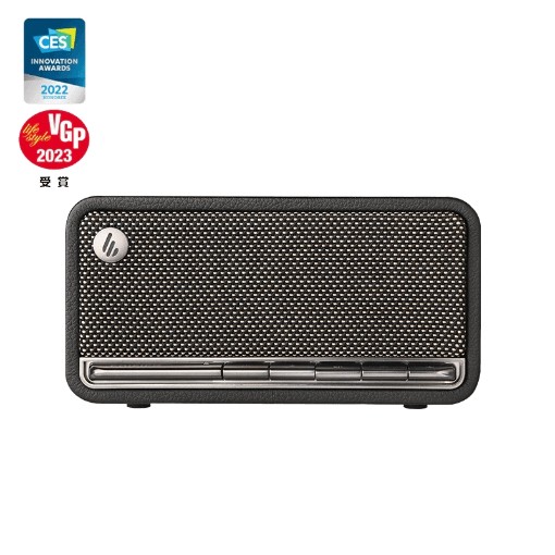 Изображение Bluetooth-колонка Edifier MP230 настольная черного ретро цвета.
