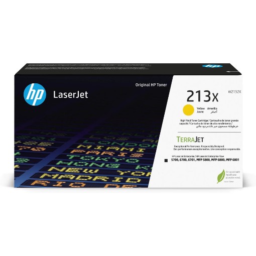 Изображение Тонер 213X HP жёлтый W2132X MFP 5800.