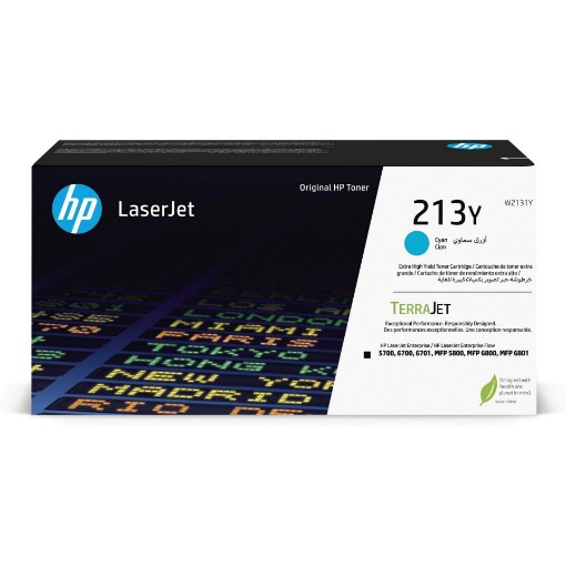 Изображение Тонер 213Y HP циан W2131Y MFP 5800.