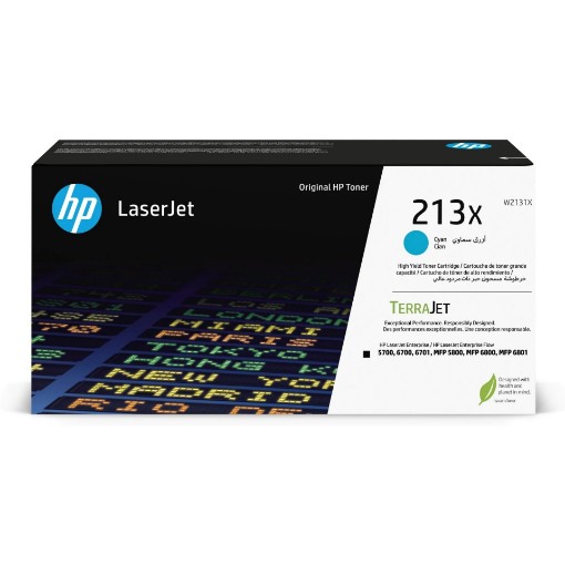 Изображение Тонер 213X HP циан W2131X MFP 5800.