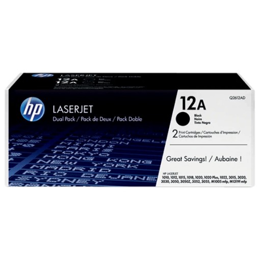 Изображение HP комплект тонеров 1015 оригинальный Q2612-AF Q2612AF.
