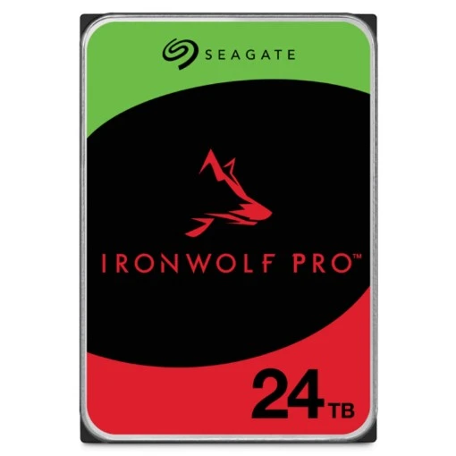 תמונה של דיסק קשיח פנימי Seagate IronWolf Pro 24TB NAS SATA III בגודל 3.5 אינץ׳