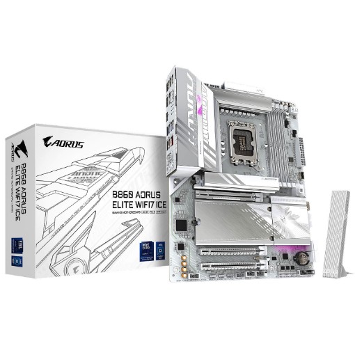 Изображение Материнская плата GIGABYTE B860 AORUS ELITE WIFI7 ICE.