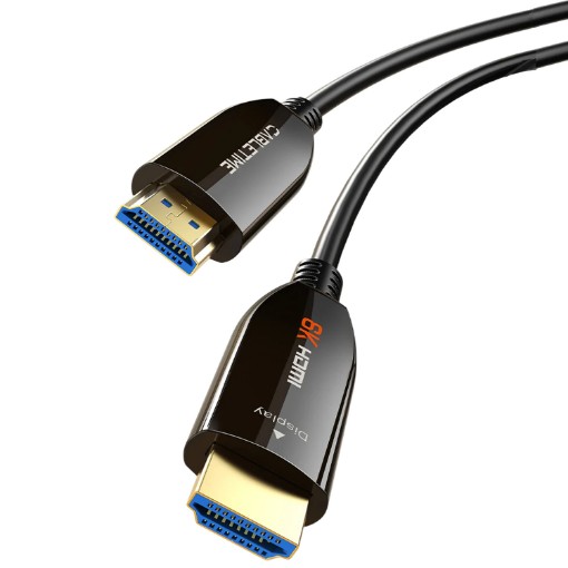 תמונה של כבל CABLETIME HDMI 2.1 8K60Hz AOC Active Optical 10m