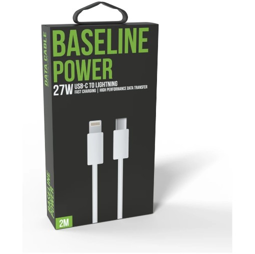 תמונה של כבל Baseline TC-Lightning 2m 27W