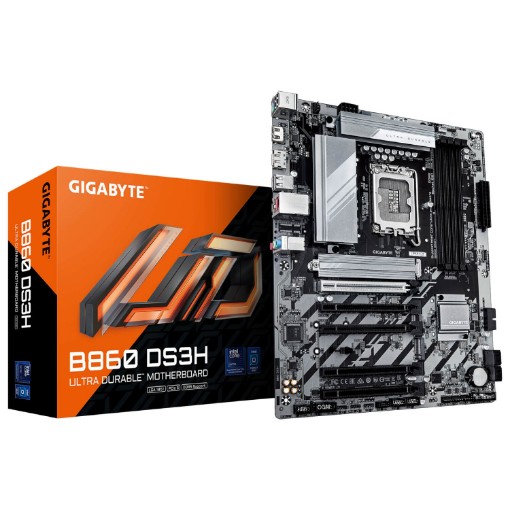Изображение Материнская плата Gigabyte B860 DS3H ATX с поддержкой процессоров Intel® Core™ Ultra.