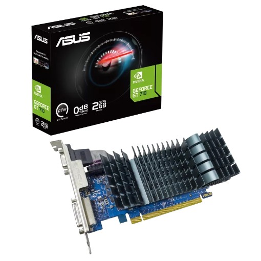 Изображение Видеокарта ASUS GeForce GT 710 2GB GDDR5 EVO.