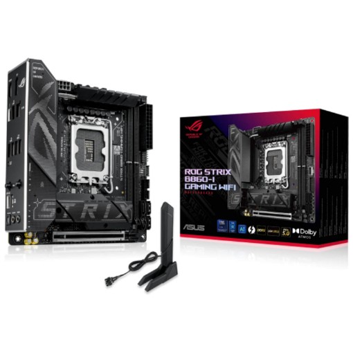 Изображение Материнская плата для игр ASUS ROG STRIX B860-I GAMING WIFI.