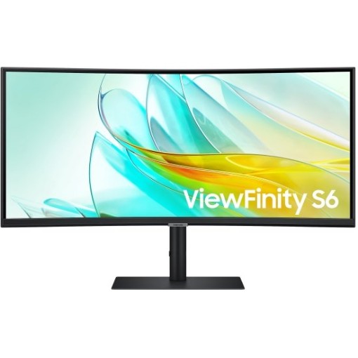Picture of Samsung ViewFinity S6 S34C650UAM UWQHD VA 34" FreeSync Monitor.