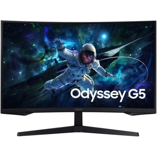 תמונה של מסך מחשב גיימינג קעור Samsung Odyssey G5 S32CG552EM 32 Inch QHD 165Hz - צבע שחור