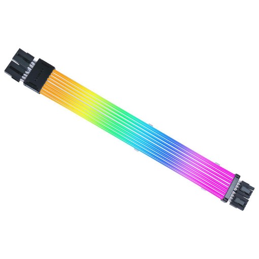 Изображение Кабель удлинителя напряжения RGB Lian-Li Strimer Wireless GPU 2×8-Pin PW8-1W.