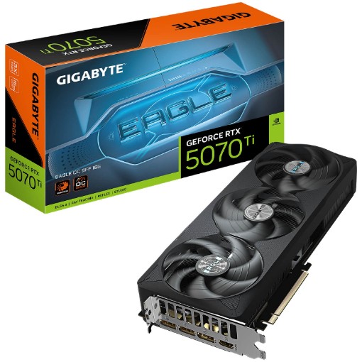 Изображение Видеокарта Gigabyte GeForce RTX 5070 Ti EAGLE OC SFF 16G.