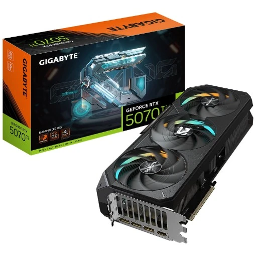 Изображение Видеокарта Gigabyte GeForce RTX 5070 Ti GAMING OC 16G.