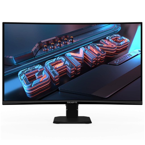 תמונה של מסך מחשב גיימינג Gigabyte 27" GS27QCA VA QHD 180Hz 1ms 1500R בצבע שחור