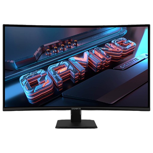 Изображение Игровой монитор Gigabyte 31.5" GS32QCA VA QHD 180Hz 1ms 1500R черного цвета.
