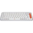 תמונה של מקלדת אלחוטית Logitech POP ICON - צבע Off-White